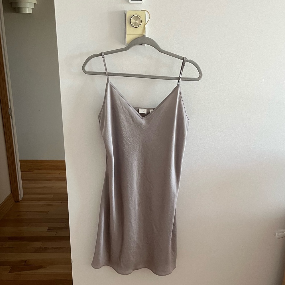 Mini slip dress